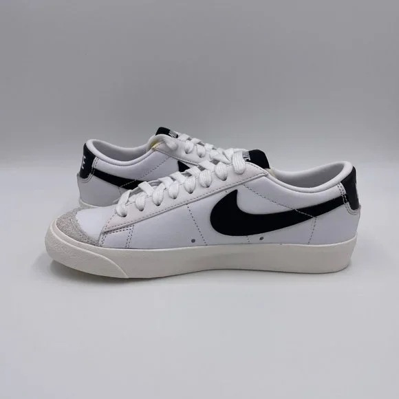 Nike Blazer Low ' 77 White / Black Womens Shoes - Picture 2 of 8